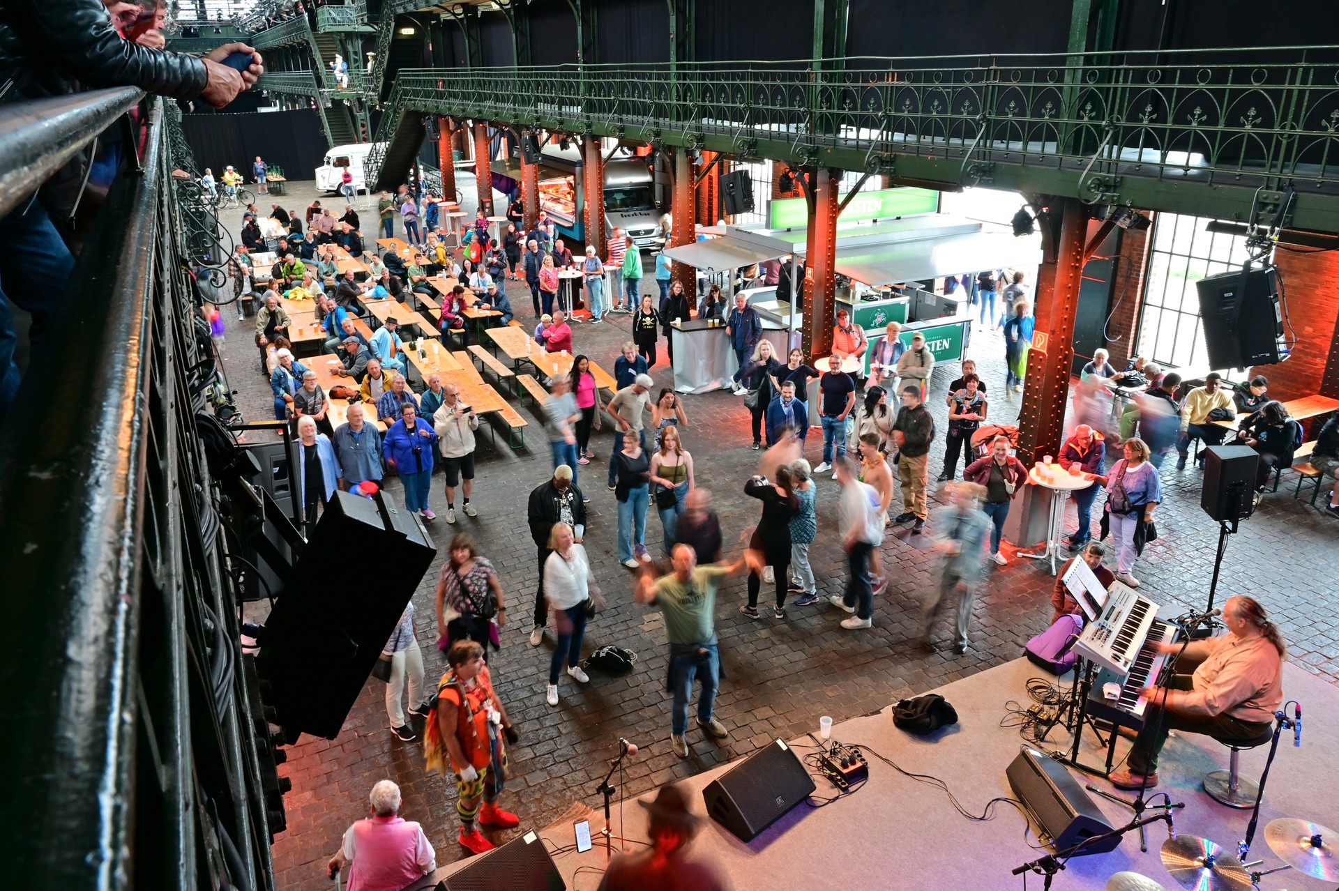 Fish auction hall at the Fischmarkt in Hamburg